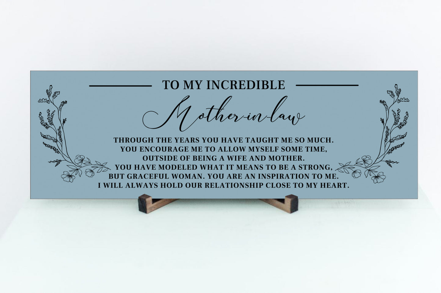 Custom Incredible Mother-in-law Sign