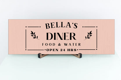 Personalized Pet Food Sign