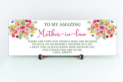 Personalized Amazing Mother-in-law Sign Fiesta Party